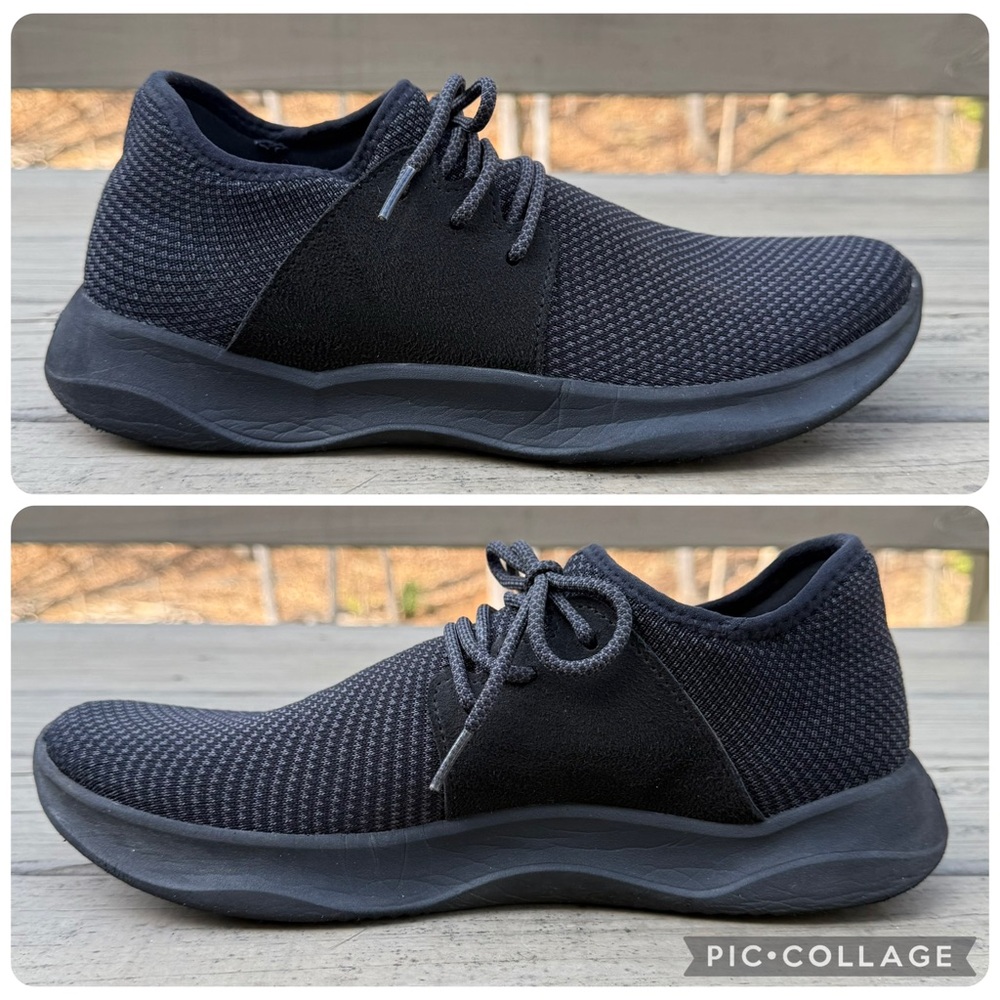 Vessi Everyday Classic Waterproof Sneakers in all black size 11 - Picture 9 of 14